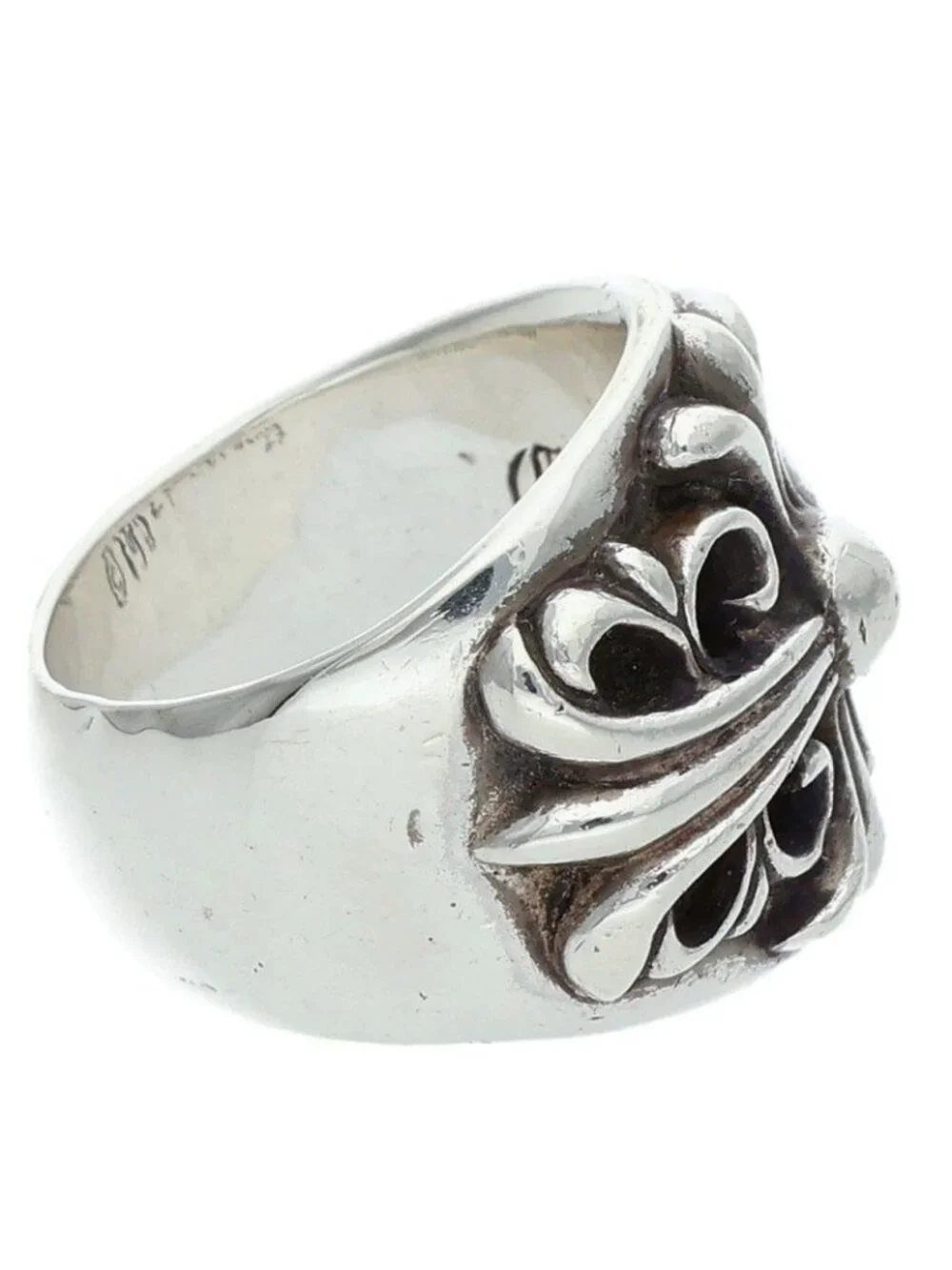 Chrome Hearts Keeper Silver Ring